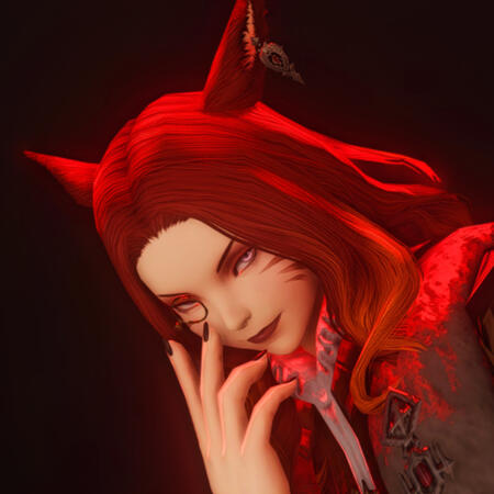 M'trinna (FF14, 2024, by Lusine Drakos.