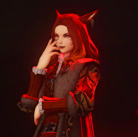 M'trinna (FF14, 2024, by Lusine Drakos.